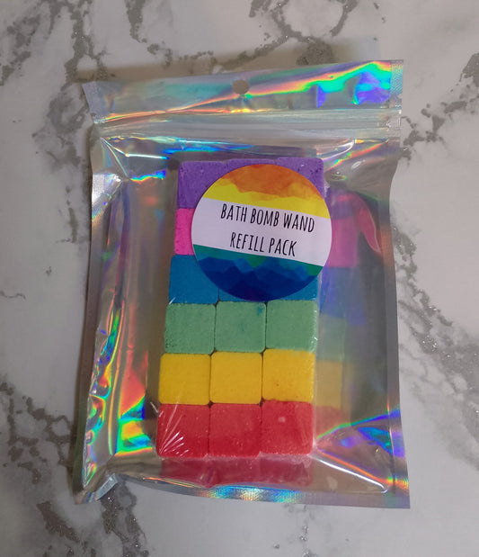 Bathbomb wand refill pack