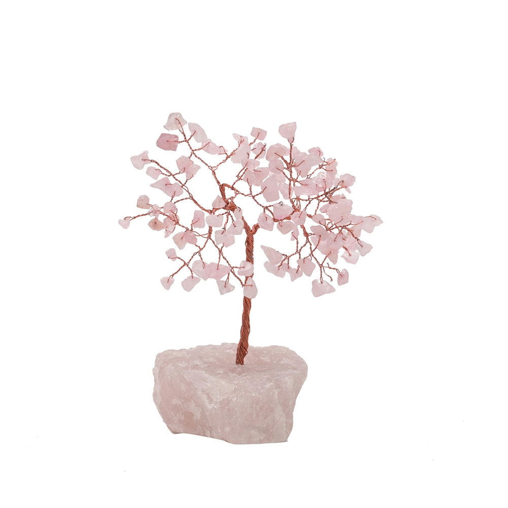 Gemstone Tree Ornament- Rose Quartz