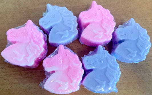 Unicorn shaped soap